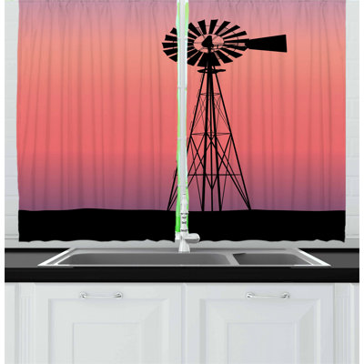 Pointed Kitchen Curtain