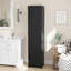 Armoire de rangement haute et étroite avec 3 tablettes réglables, porte simple, armoire d'angle peu encombrante pour les petits espaces-867697198