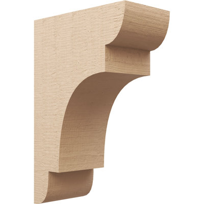 New Brighton cèdre brut grain de bois TimberThane Corbel, apprêté brun clair