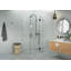 Halo 34 in. x 34 in. x 78 in. 90-degree Fully Frameless Glass Hinged Shower Enclosure-631414902