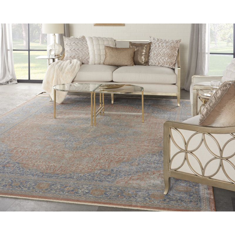 Floral Indoor Rug, Rectangle 9'10" x 12'6"