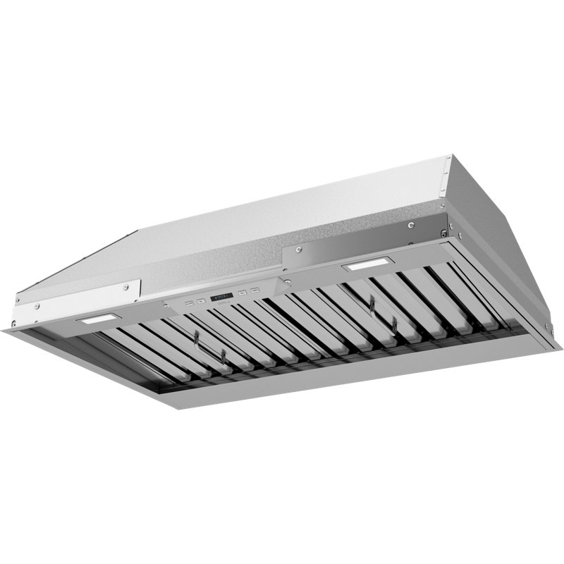 Monsoon II 650 CFM Insert Mount Range Hood with LED Light in Stainless Steel, 40"