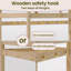Cadre de lit pour enfant Lit simple mezzanine bas - convertible en lit superposé, bois massif moderne avec éclairage à DEL-1992098777