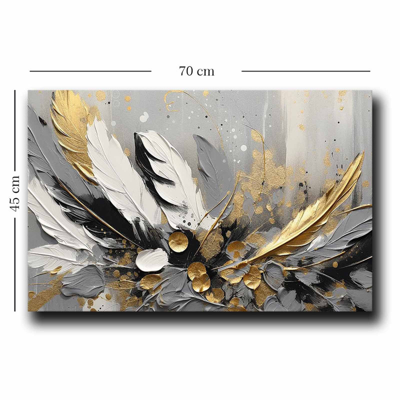 Stunning Decorative Canvas Painting, 17.7 x 27.6 Inches | 100% Canvas (Thickness: 0.1 Inches) on Durable 100% Pine Wood Frame | Perfect for Living Room, Bedroom & Office Decor, Vibrant Colors & Timeless Design