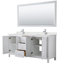Meuble-lavabo double 72 po avec plateau en quartz et miroir Daria-100481427-100481429-100501911