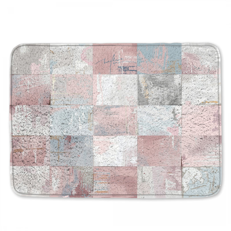 Tapis de bain pastel, L 34 po x L 21 po