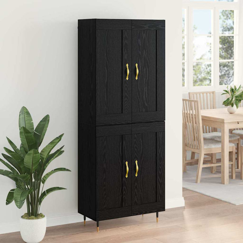69.5cm Sideboard, Black Oak