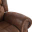 Fauteuil inclinable manuel en daim de 40,75 po de largeur-5863767