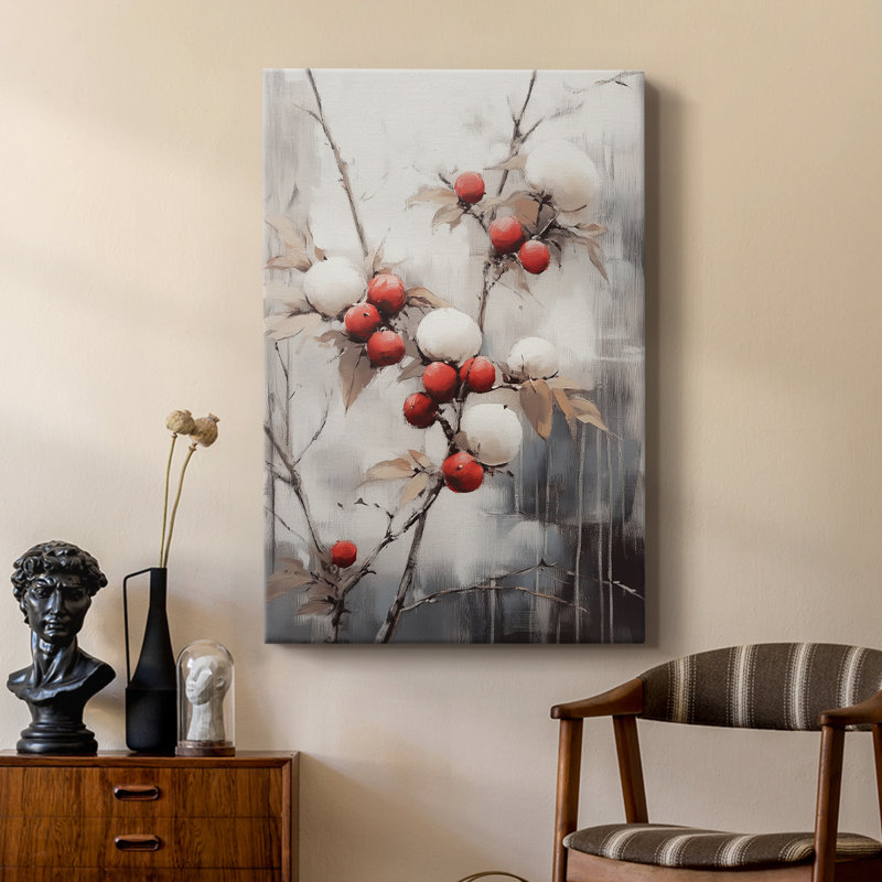 Art des Fêtes de Noël - Série 2-CCDVIV - Cavas de galerie sur mesure, H 48 po x l 32 po