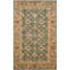 Antiquity Hand-Tufted Teal Blue / Taupe Area Rug-1281876455