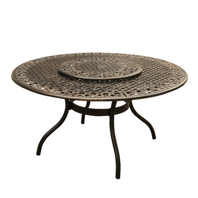 Casarez Outdoor Round Dining Table