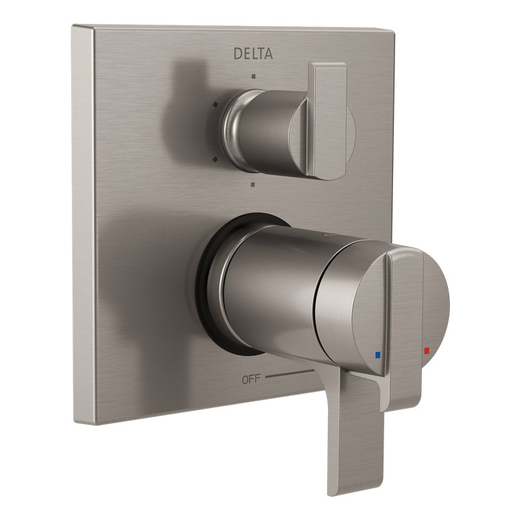 Delta T27T967-SS Ara Thermostatic 17T Series Trim with Double Handle