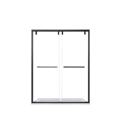 60" W x 76" H Double Sliding Framed Shower Door