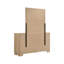 Commode 6 tiroirs avec miroir Poole