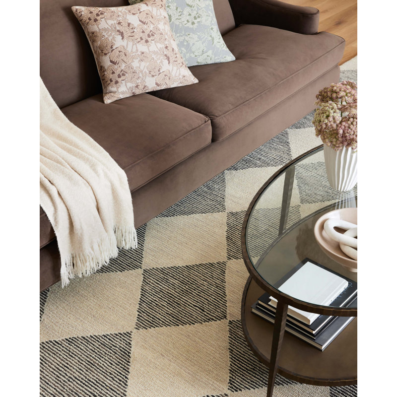 Chris Loves Julia x Loloi Francis Wool Rug Beige/Charcoal