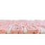 Tapis rose / blanc en coton tissé à la main-1494120713