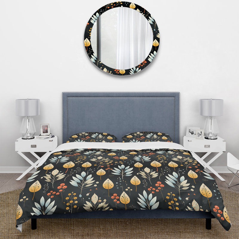 Ensemble de housse de couette Retro Flair, Housse de couette pour très grand lit et 2 très