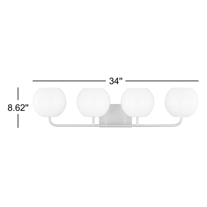 Jorund 4 - Light Dimmable Vanity Light, Satin Bronze, No