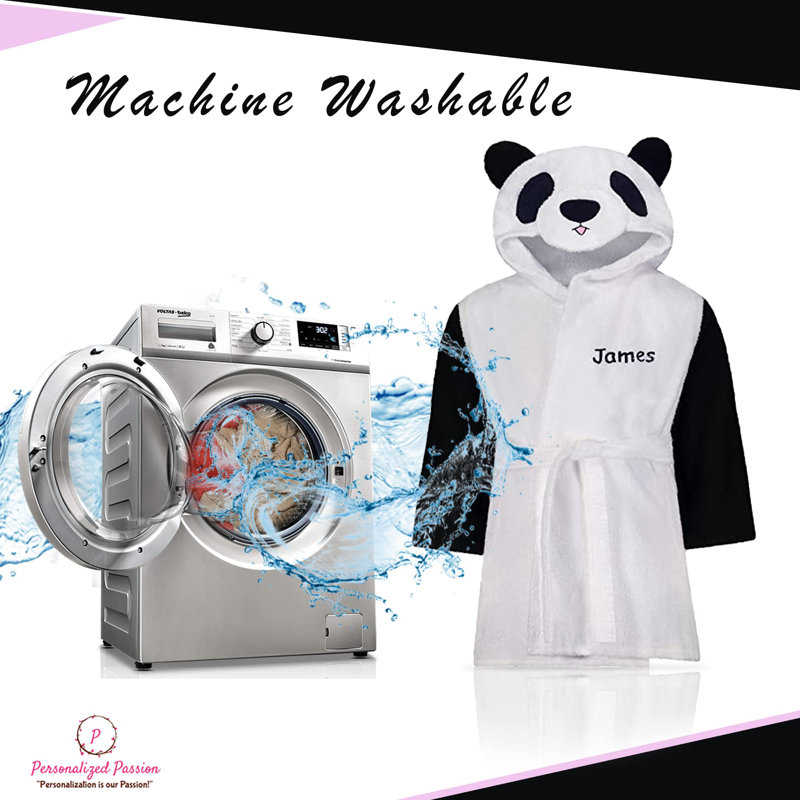 Peignoir pour bébé avec capuche pour enfants, M, Oui