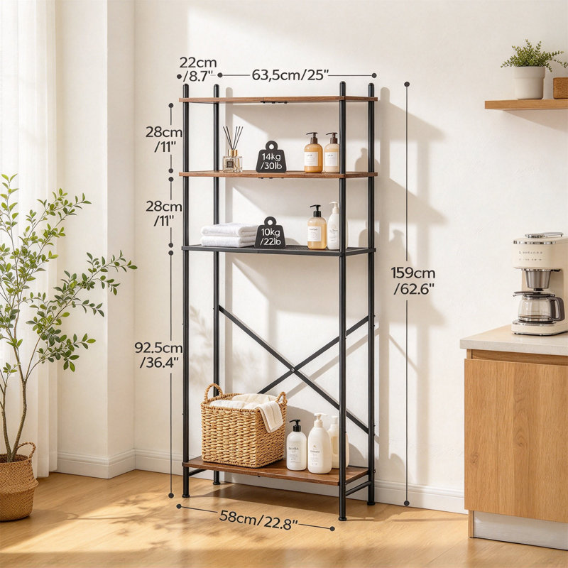 3-Tier Over Toilet Storage