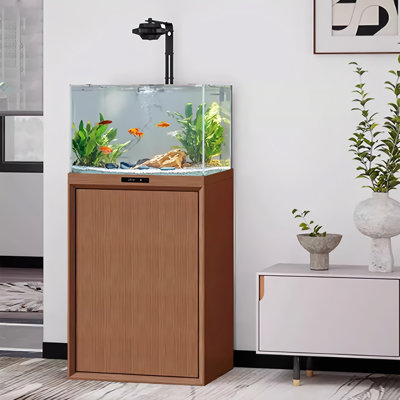 Petit aquarium carré en verre ultra-transparent