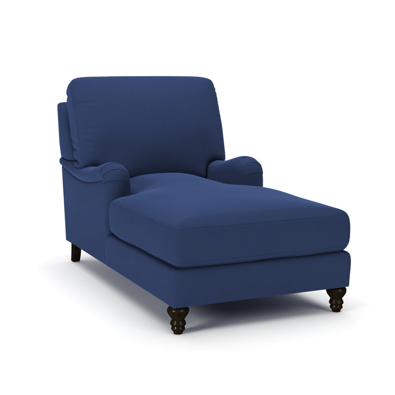 Chaise longue Walters, Toile bleu marine Sunbrella®