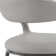 Ramona Modern Counter or Bar Height Barstool with Arms and Open Low Back in Iron Frame and Faux Leather