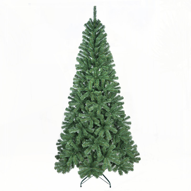 Arbre de Noël artificiel 8 pi avec 1136 pointes en PVC, 8"