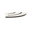 Tablette d'angle blanche 9 po