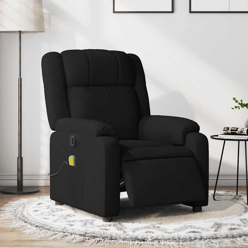 Fauteuil de massage inclinable électrique, Noir