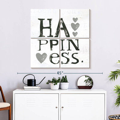 Tergel Happiness Gray Hearts