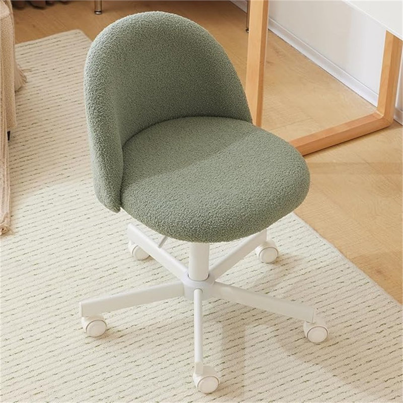 Mignon fauteuil de bureau sans accoudoirs VINGLI, Mint Green