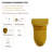 Colored One-Piece Toilet With Round Base, Elongated Toilet Bowl 17” ADA Seat Height, 1.28 GPF Single Flush, 12” Rough-In-116381092