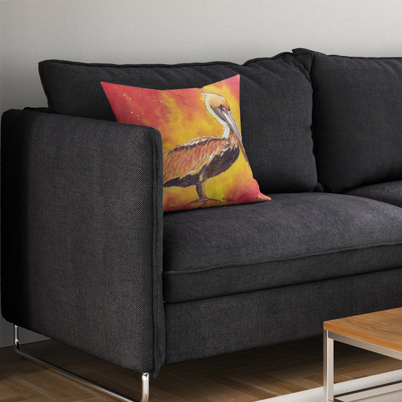 Coussin décoratif intérieur/extérieur pelican