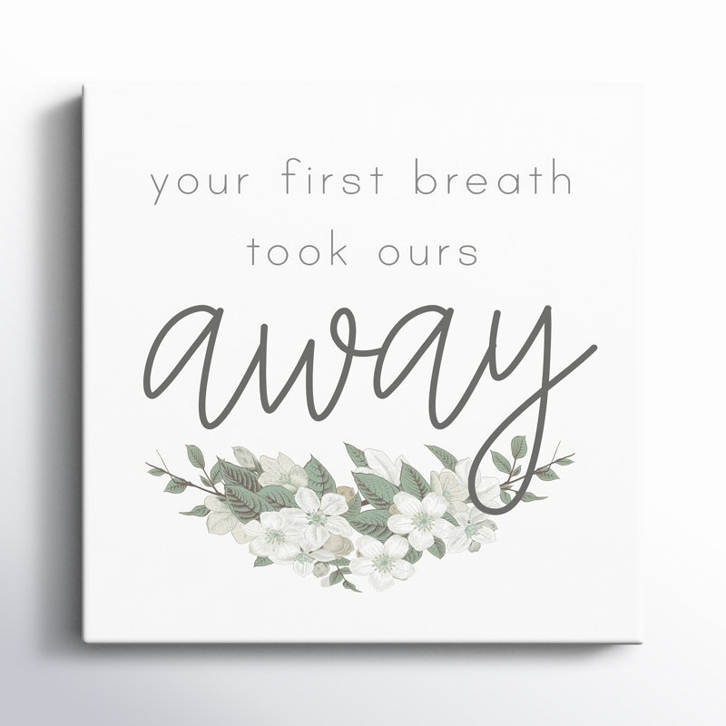«Waterville Your First Breath», art sur toile