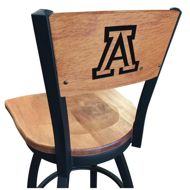 Tabouret tournant NCAA, Érable moyen, Wildcats de l'Arizona, Tabouret de comptoir (siège d'une hauteur de 25 p
