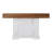 31.5" W Square Manufactured Wood Coffee Table with X-Detail Base-1666091455