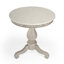 Danielle Marble 24" Pedestal Side Table-545122855