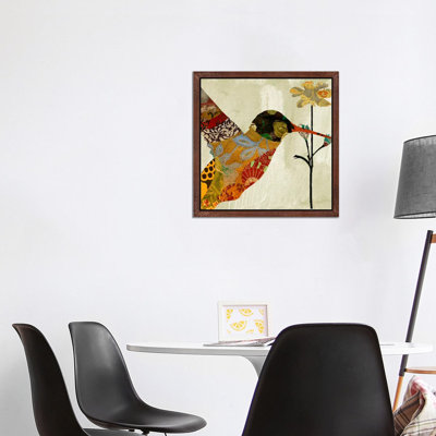 Humming Bird Brocade III by Color Bakery - Print on Canvas