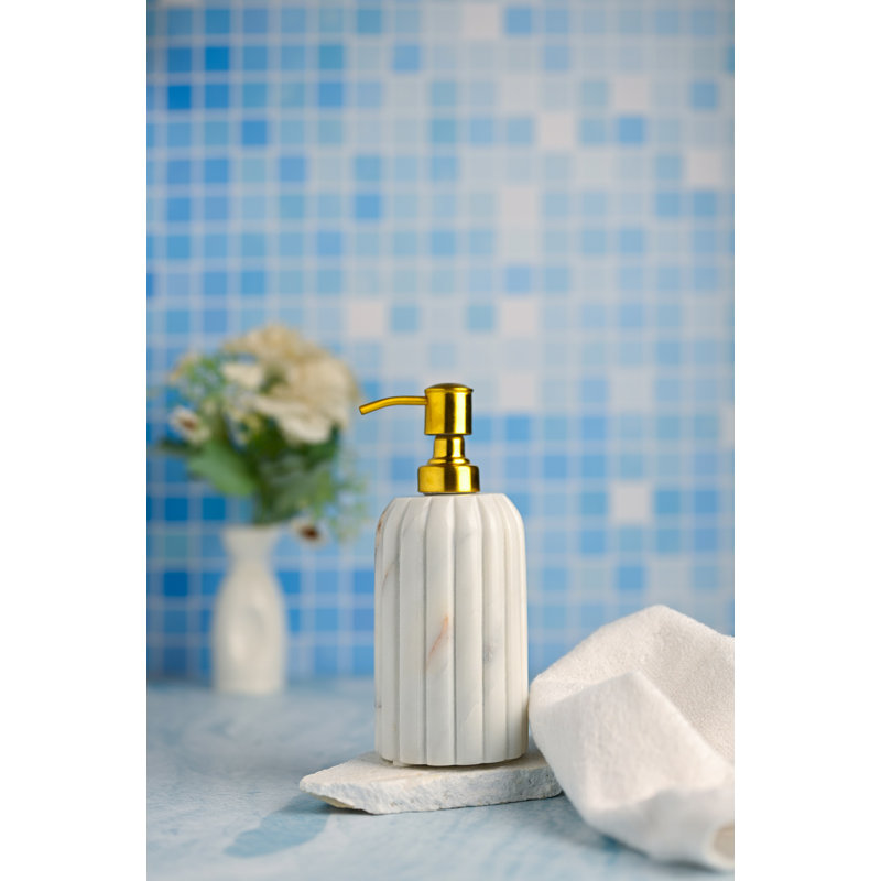 Distributeur de savon en marbre