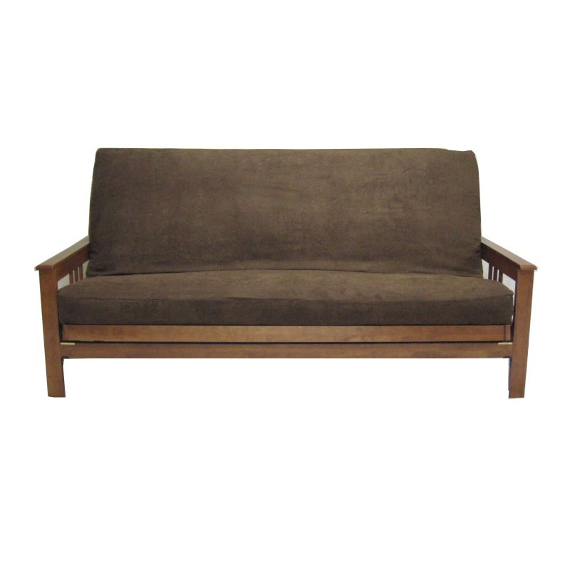 Housse pour futon à coussins carrés, H 54 po x l 75 po x p 8 po