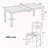Farmhouse 7-Piece Wooden Dining Table Set