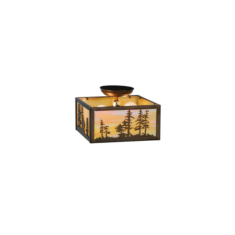 Rustic Lodge 2 - Light Flush Mount
