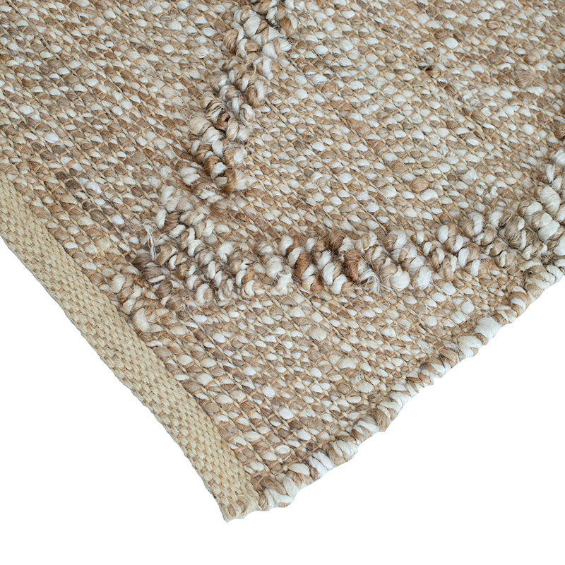 Tapis en jute / sisal à tissage plat Clewis, Rectangle 8 pi x 10 pi