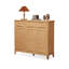 Rangement pour chaussures en bois manufacturé Burlywood
