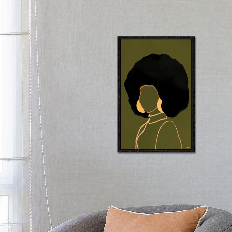 Diana by Bria Nicole - Print on Canvas, 66.04 cm H x 45.72 cm W, Black Framed Canvas