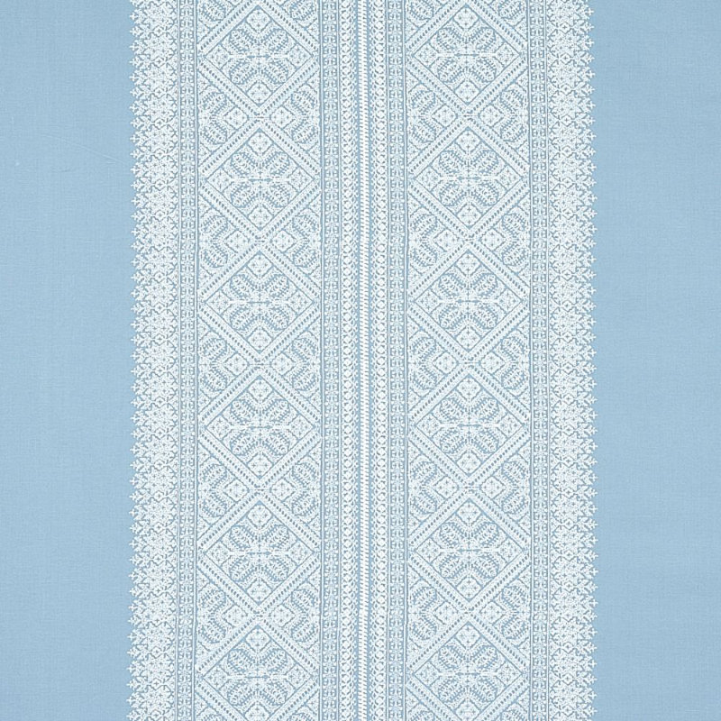 Tissu de broderie Toledo, Chambray