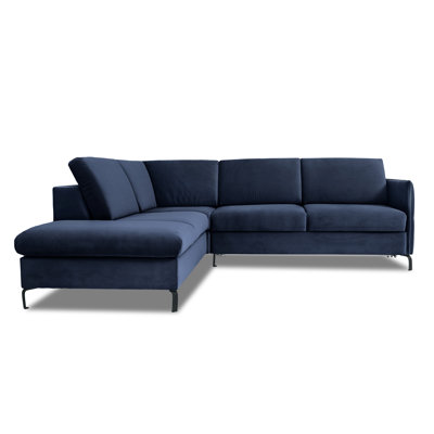 Ameyaa 4 Seater Velvet Sofa Bed