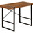 Rectangular Writing Desk, Computer Desk, Office Desk With Metal Base-1439692027
