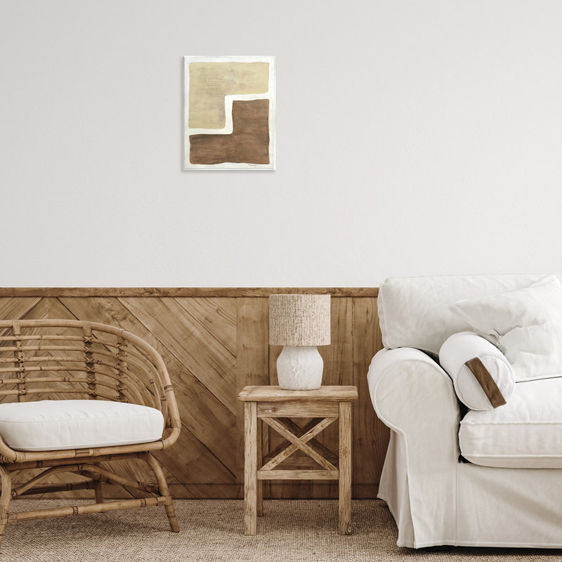 Boho Symmetrical Shapes Wall Plaque Art by Ruth Fromstein